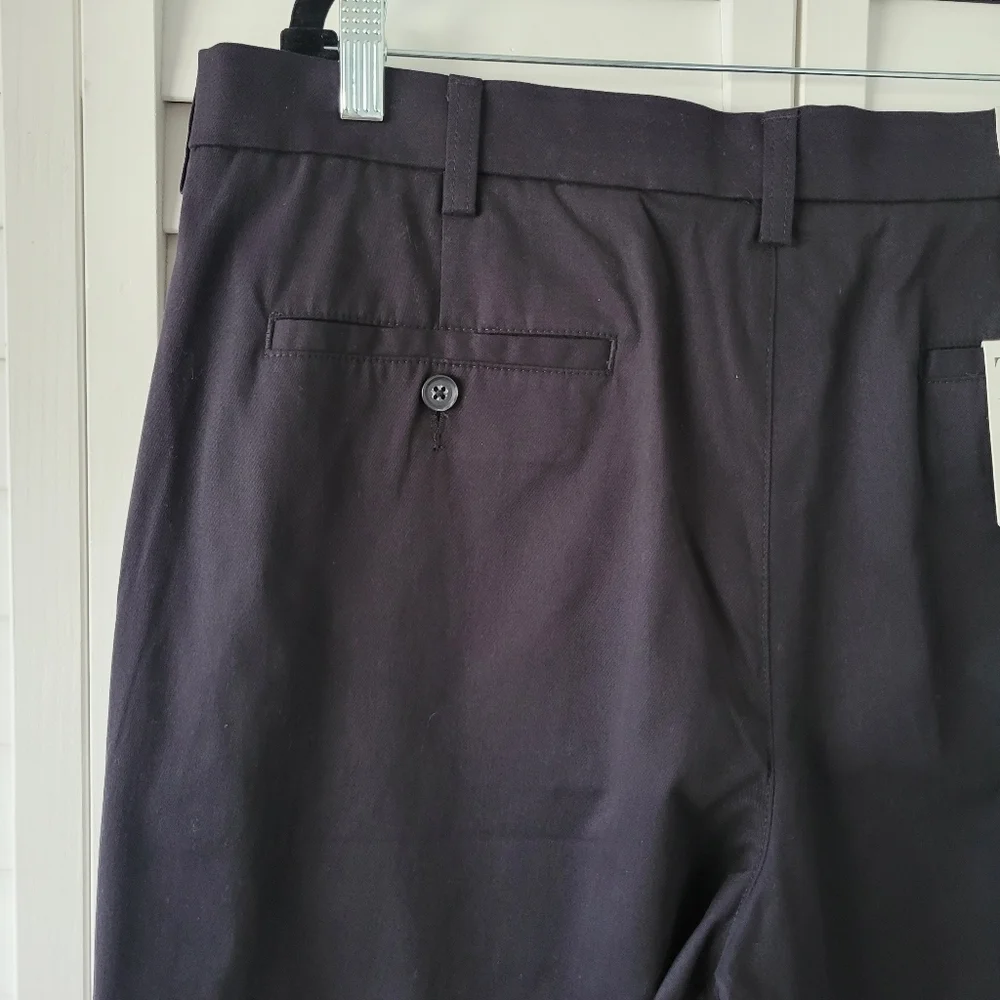 Croft & Barrow Classic-Fit Easy-Care Stretch Flat-Front Khaki Pants Men's 38x34 - Picture 6 of 10